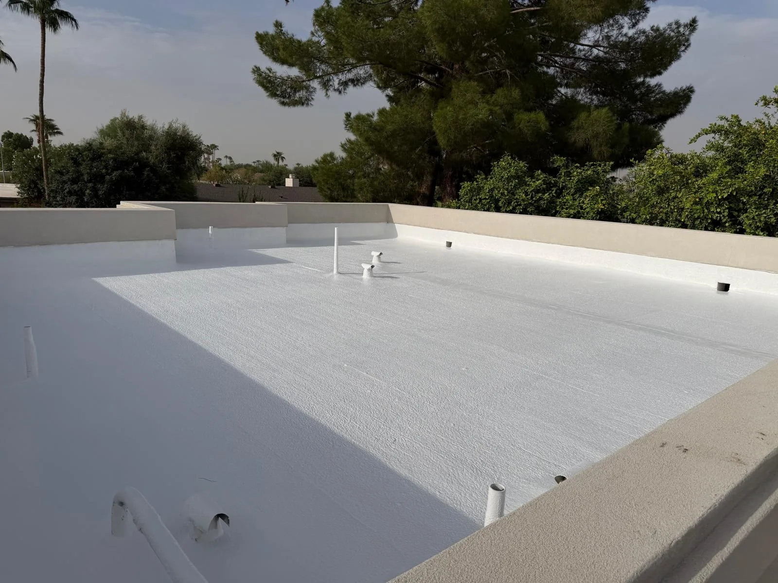 Flat Roofs: Foam & Coating